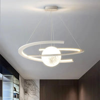 Lustre de Salle à Manger Moderne avec Éclairage LED Interne