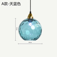 Lustre Aqua Glass - Design Nordique Moderne