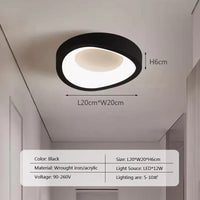 Lustre de plafond nordique LED - Éclairage intérieur design