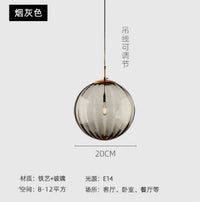 Lustre Aqua Glass - Design Nordique Moderne