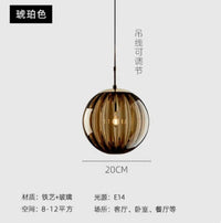 Lustre Aqua Glass - Design Nordique Moderne