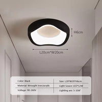 Lustre de plafond nordique LED - Éclairage intérieur design