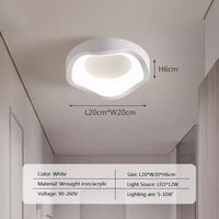 Lustre de plafond nordique LED - Éclairage intérieur design