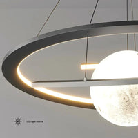 Lustre de Salle à Manger Moderne avec Éclairage LED Interne
