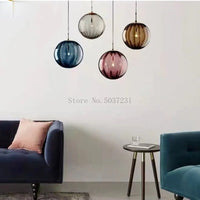 Lustre Aqua Glass - Design Nordique Moderne
