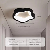 Lustre de plafond nordique LED - Éclairage intérieur design