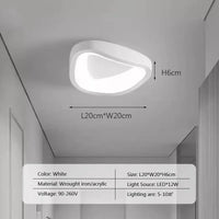 Lustre de plafond nordique LED - Éclairage intérieur design