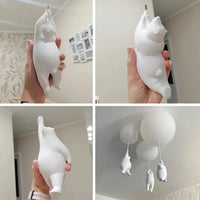 Suspension Boule en Verre avec Ours Suspendu