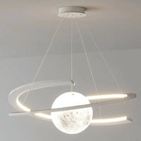 Lustre de Salle à Manger Moderne avec Éclairage LED Interne