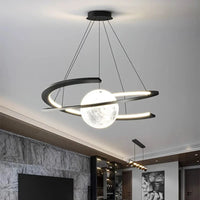Lustre de Salle à Manger Moderne avec Éclairage LED Interne