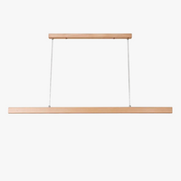 Lustre nordique en bois massif de qualité supérieure