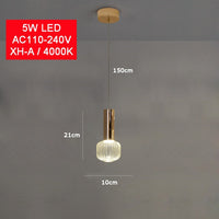 Suspension LED Flora Glass
