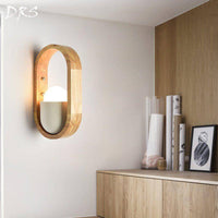 Applique murale en bois arrondi Studio