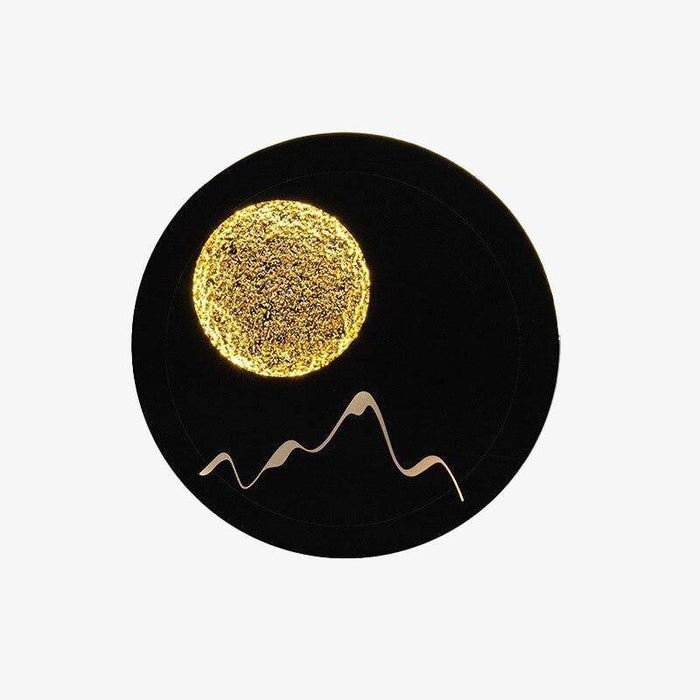 Applique murale LED ronde Moon