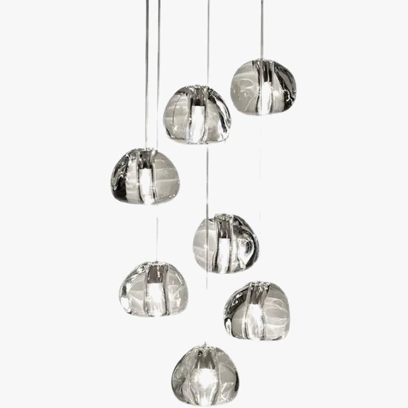 Lustre en cristal rotatif pour un design élégant et moderne