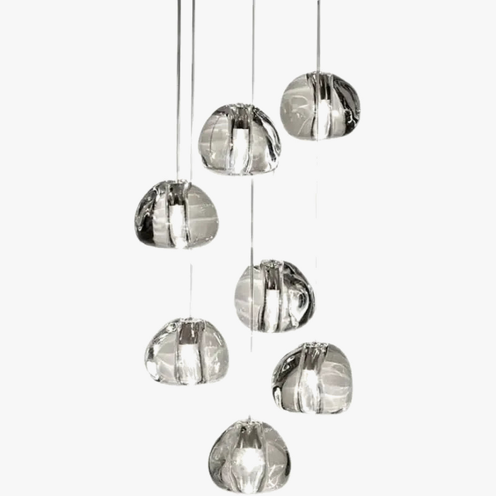 Lustre en cristal rotatif pour un design élégant et moderne