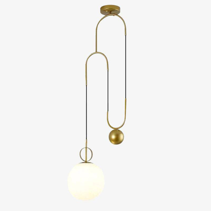 Suspension LED design doré Shadow