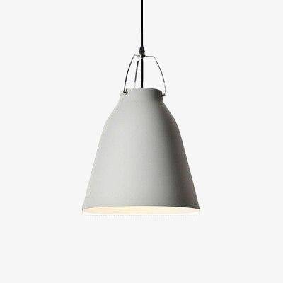 Suspension Loft LED en métal avec abat-jour coloré
