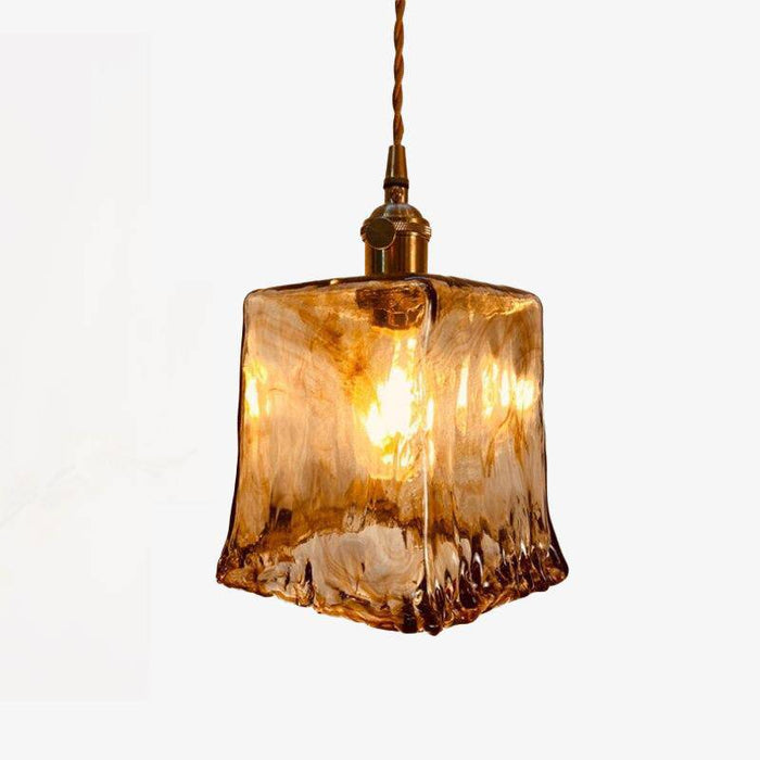 Suspension LED Ambrée Rétro