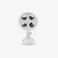Applique murale LED Extérieur Blanc - 4 LEDs Motion
