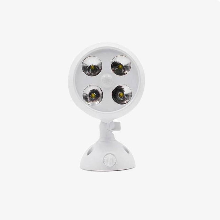 Applique murale LED Extérieur Blanc - 4 LEDs Motion