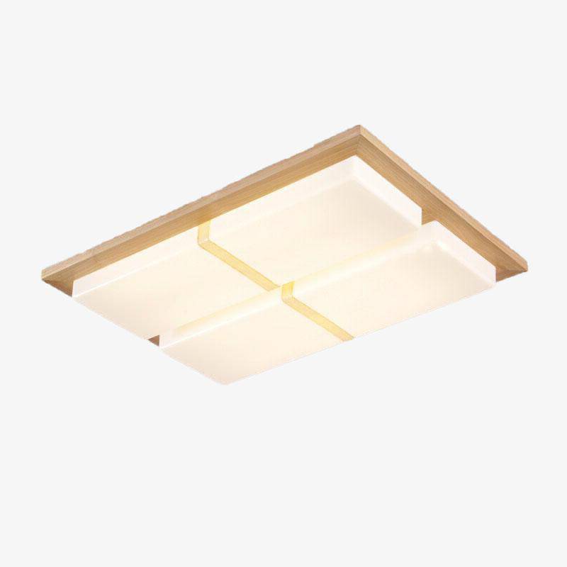 Plafonnier LED en bois SinFull