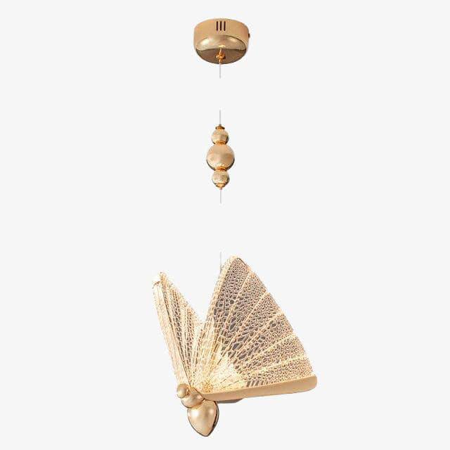 Suspension LED Butterfly en verre