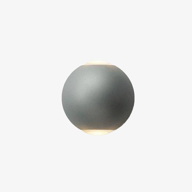 Applique murale LED ronde Outdoor - Collection Design Metallum