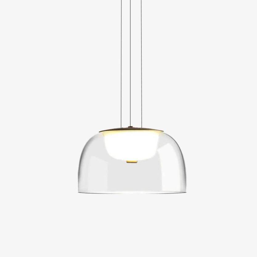 Suspension LED en verre Design - Formes Arrondies