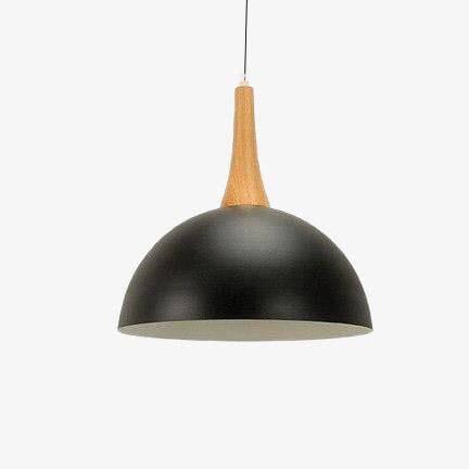 Suspension Demi-Boule Vibrante en Bois - Collection Colorée