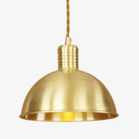 Suspension design LED en métal doré - Collection Novel
