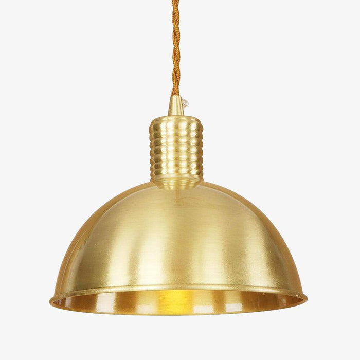 Suspension design LED en métal doré - Collection Novel