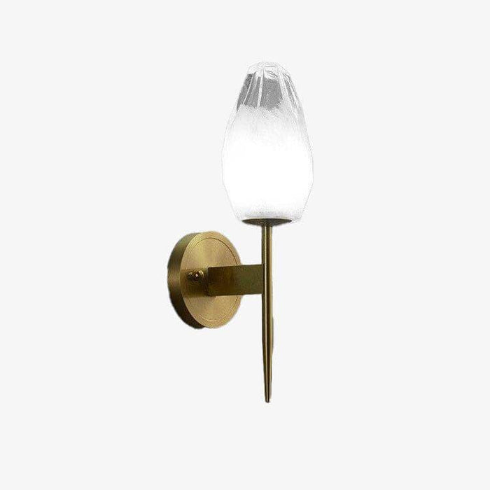 Applique murale LED dorée de luxe