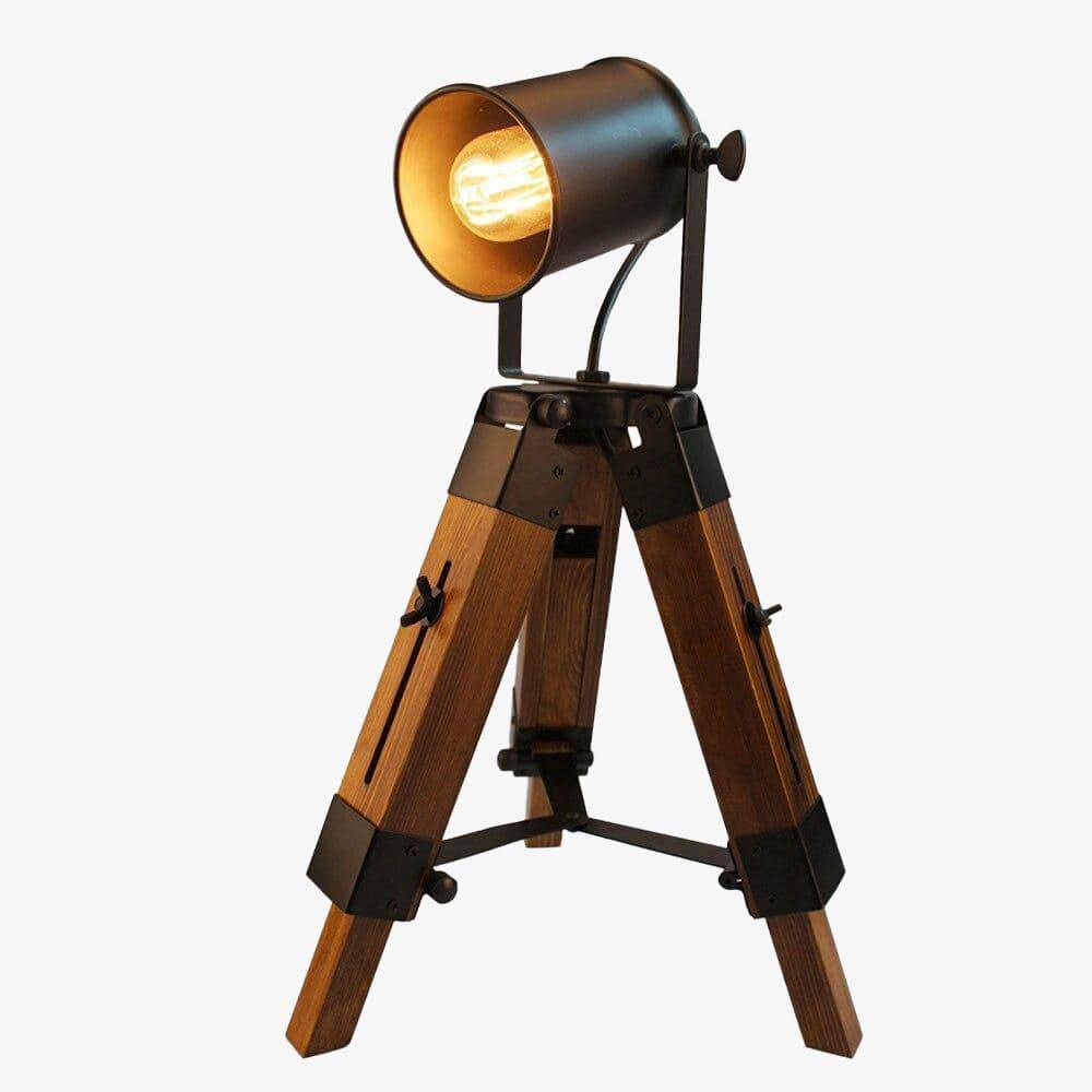 Lampe à poser rétro Country Tripod LED