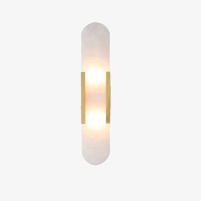 Applique murale LED Luxury en marbre et métal doré