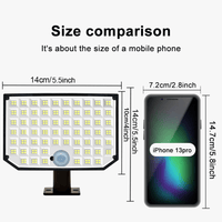 Projecteurs solaires LED Ultra Bright 256 avec télécommande - Étanche IP65 - 3 Modes - Décoration de jardin