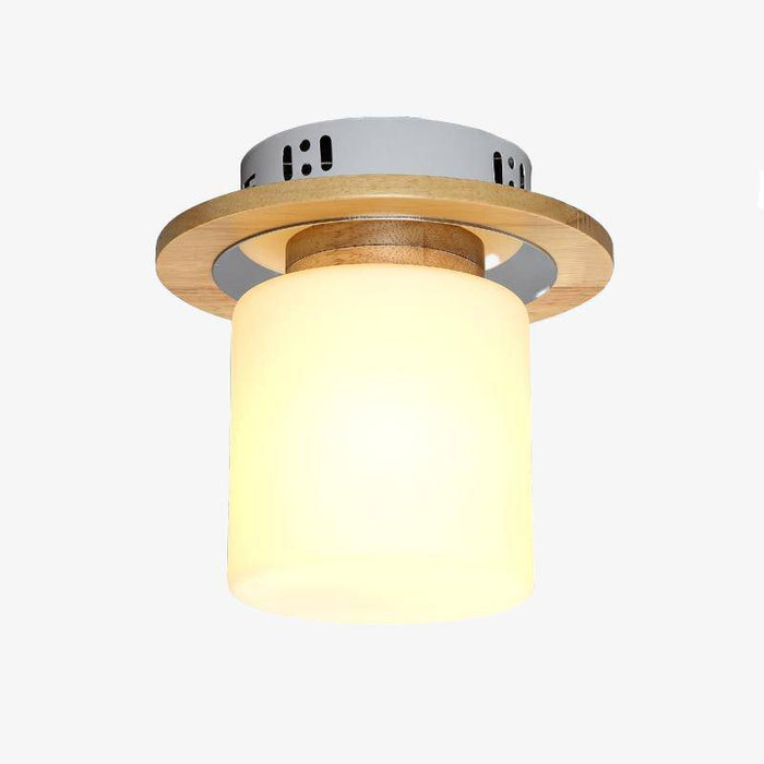 Plafonnier LED en bois - Style scandinave Square