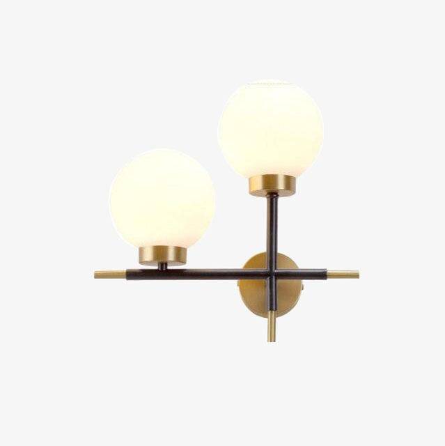 Applique murale LED dorée "Lumière d'Or"