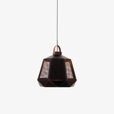 Suspension Lumineuse Alu & Bois Dining