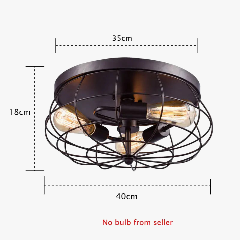 Plafonnier industrielle pour un déco vintage