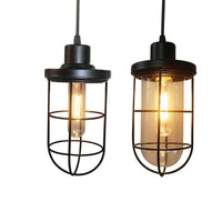 Suspension rétro industriel LED "Cage Light"
