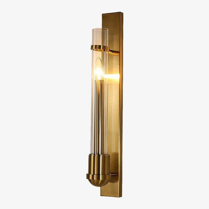 Applique murale LED dorée design Loft
