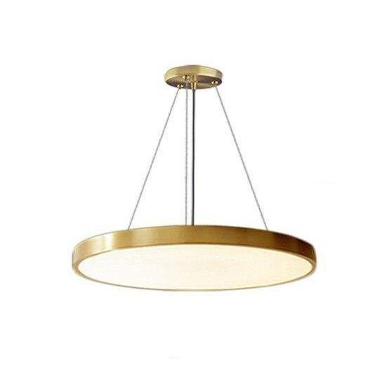 Suspension LED Gold Circle Creative.