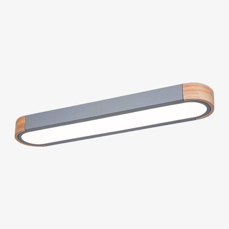 Plafonnier Loft : LED en bois aux formures arrondies