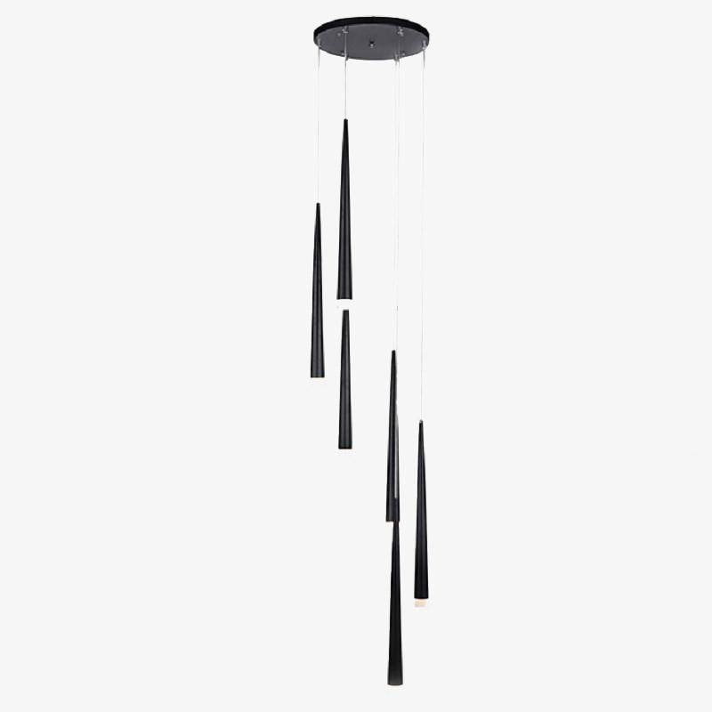 Combo de Lustres Design LED avec Cônes Pendants