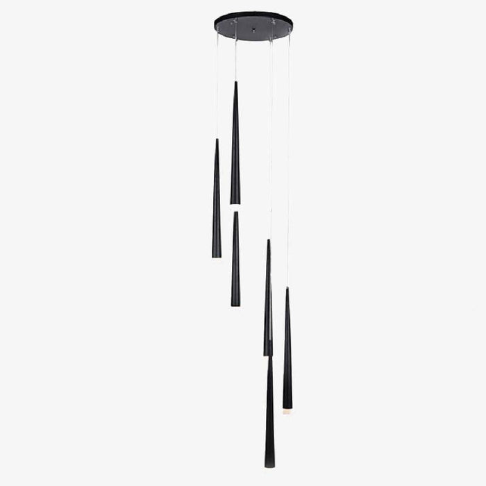 Combo de Lustres Design LED avec Cônes Pendants