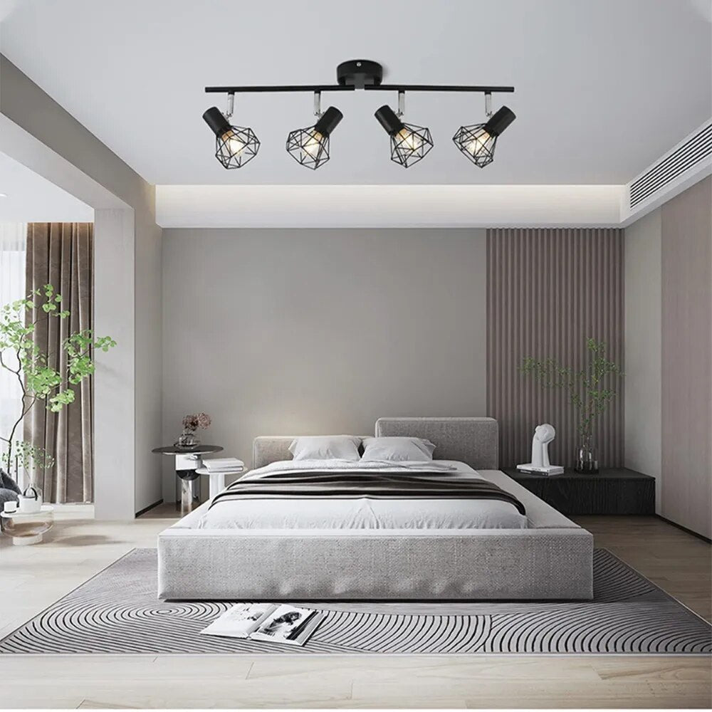 Plafonnier LED ajustable pour boutiques et expositions