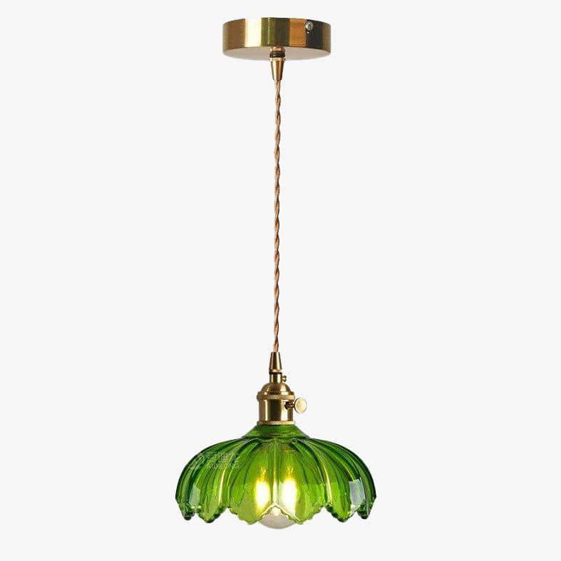 Suspension LED en verre rétro pour Hôtel.