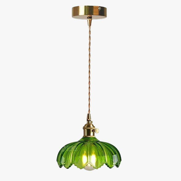 Suspension LED en verre rétro pour Hôtel.