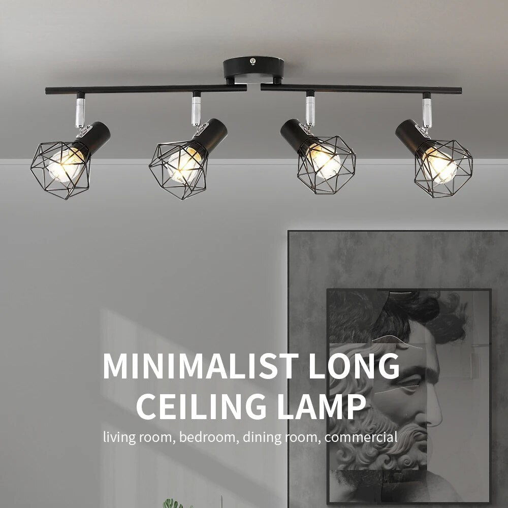 Plafonnier LED ajustable pour boutiques et expositions